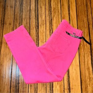 NWT Jag Jeans Women Pink Fizz Coral Low Jane Ankle Low-rise Slim Size 10